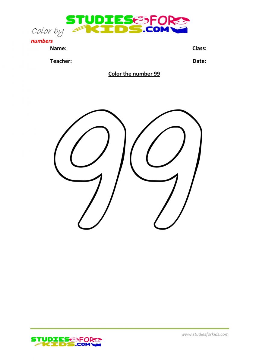 Color By Number Preschool Printables Worksheet 1 100 Studiesforkids Color by number preschool printables worksheet 1 100 studiesforkids
